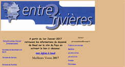 Desktop Screenshot of entre3rivieres.fr